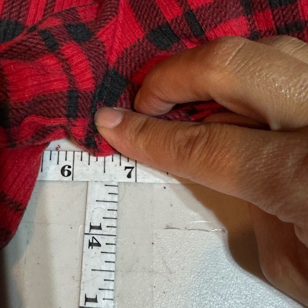NWT Sonoma Women’s Buffalo Plaid Hi Rise Banded Bottom Everyday Pajama Pants XL - Picture 12 of 13